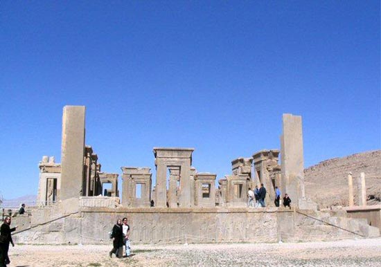 Ruins of the palace at Persepolis