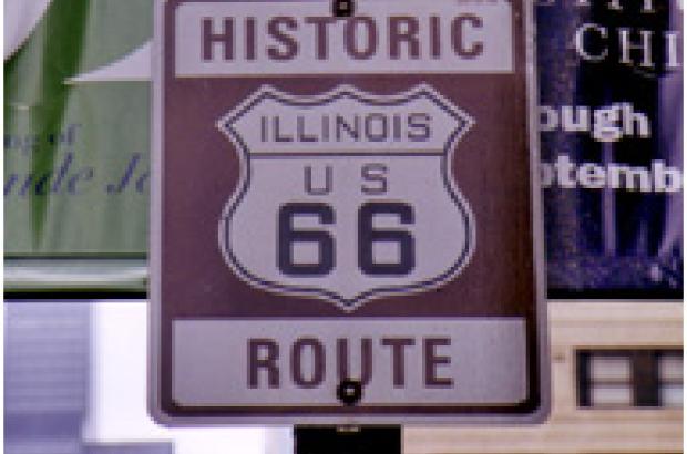 Route 66 Sign in Chicago