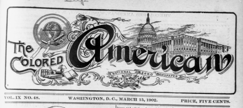 The Colored American Masthead