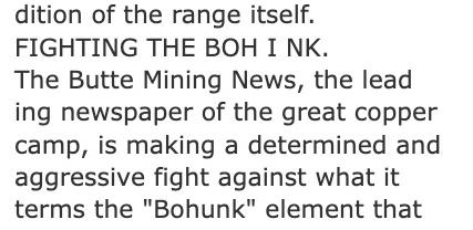 BOH I NK in OCR context