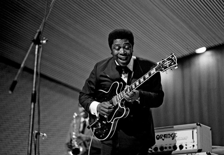 B.B. King Live in Hamburg, Germany, November 1971.