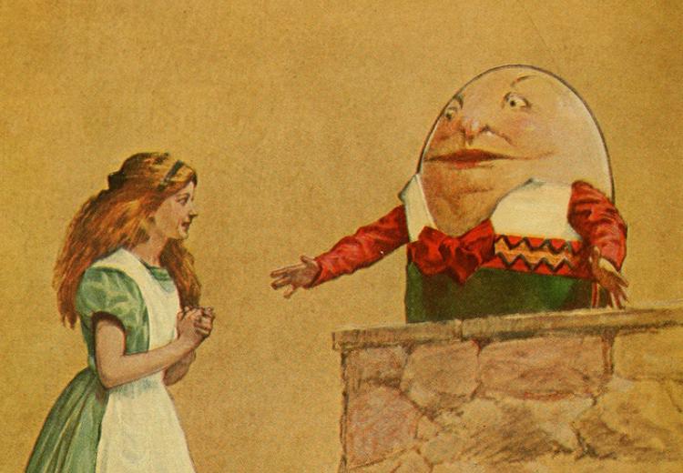 Illustration from Alice in Wonderland.