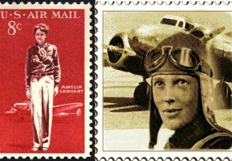 United States Postal Service commemorative stamp issued in 1963 to honor Amelia Earhart.