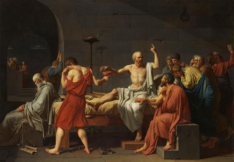 Jacques Louis David, The Death of Socrates