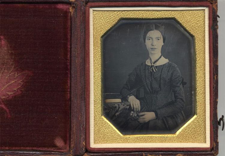 The original of the only authenticated photograph of poet Emily Dickinson