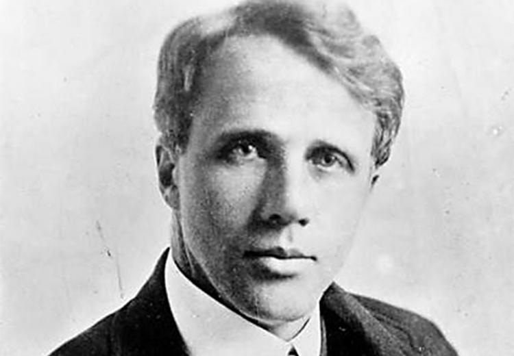 Portrait of Robert Frost.