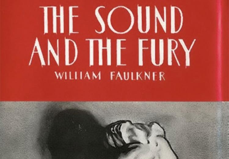The Sound and the Fury, first edition cover.