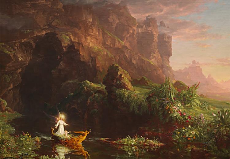 Thomas Cole, The Voyage of Life: Childhood, 1842